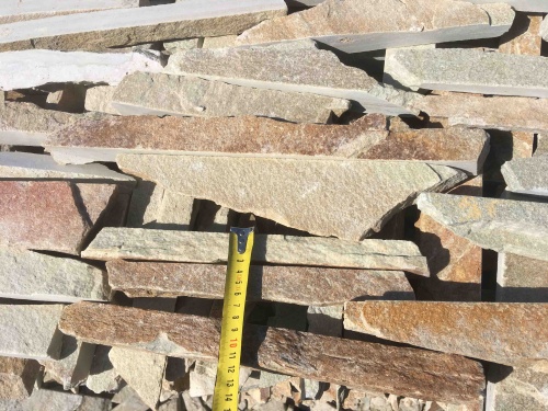 Горбушка златолит золотистый для облицовки купить в Кудымкаре