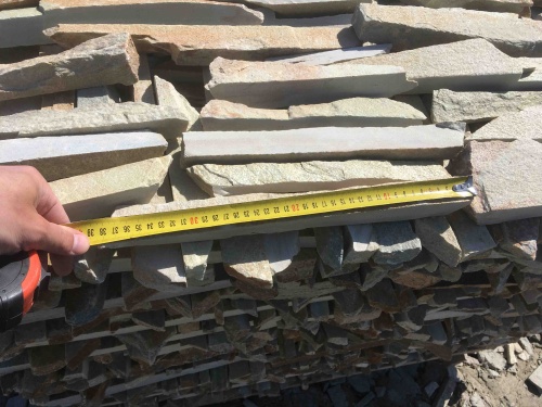 Горбушка златолит золотистый для облицовки купить в Кудымкаре