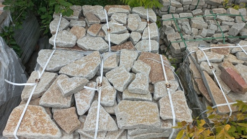 Гранитный плитняк галтованный для парковки купить в Кудымкаре